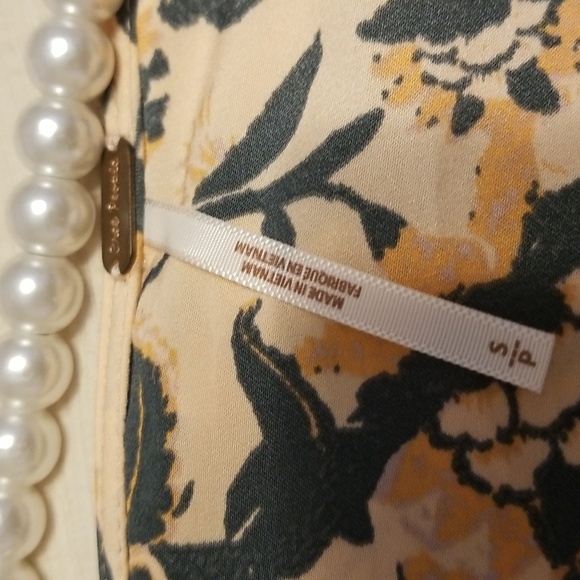 Free People Orange and Gray Long Sleeve Blouse - Picture 14 of 14